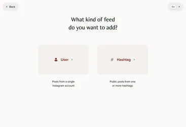 3. Add a widget feed