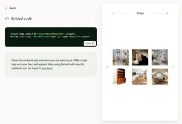 5. Get your embed code