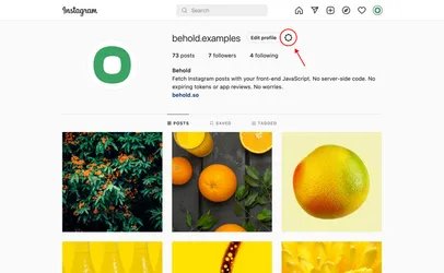 Click the gear icon in the upper right corner
