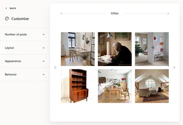 4. Customize your widget